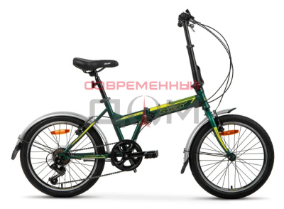 Велосипед складной Aist Compact 20 1.0 зеленый